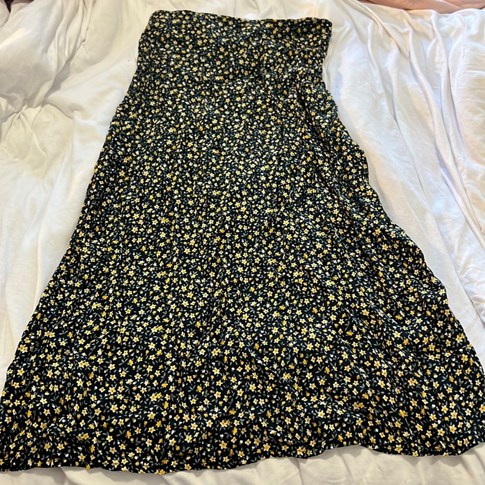NWT rare Brandy Floral Phoebe Midi Skirt